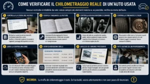 Come verificare il chilometraggio reale di un'auto usata