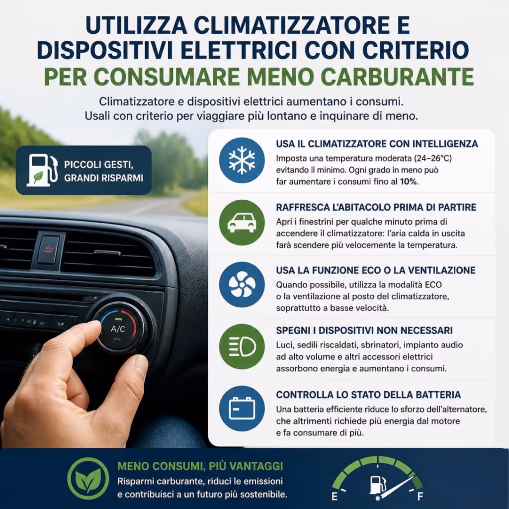 Utilizza climatizzatore e dispositivi elettrici con criterio_3_11zon