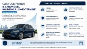 cosa comprende il canone del noleggio a lungo termine
