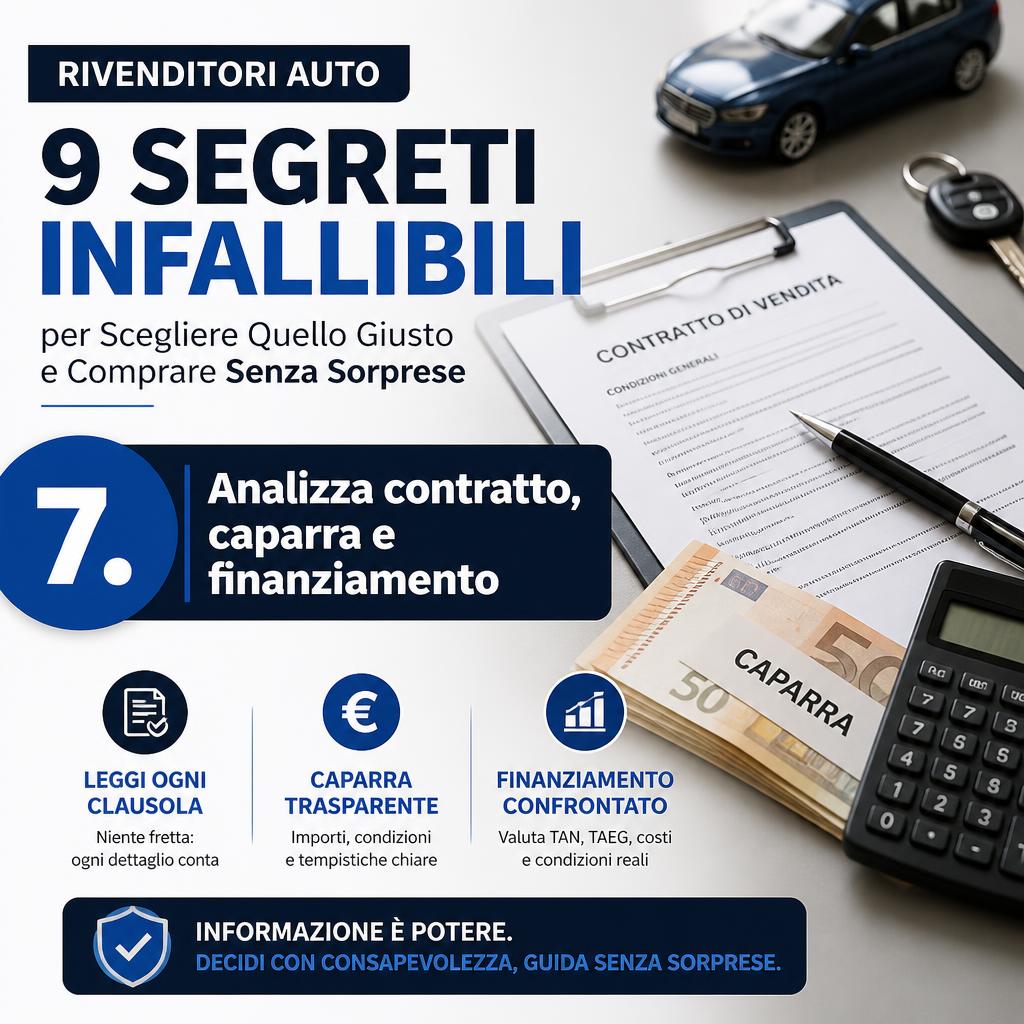 Analizza contratto, caparra e finanziamento