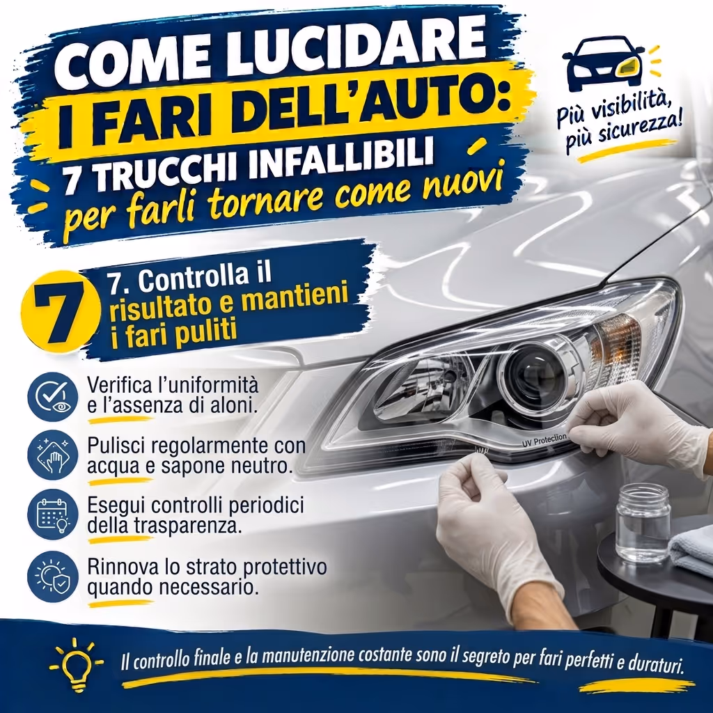 7. Controlla il risultato e mantieni i fari puliti_8_11zon