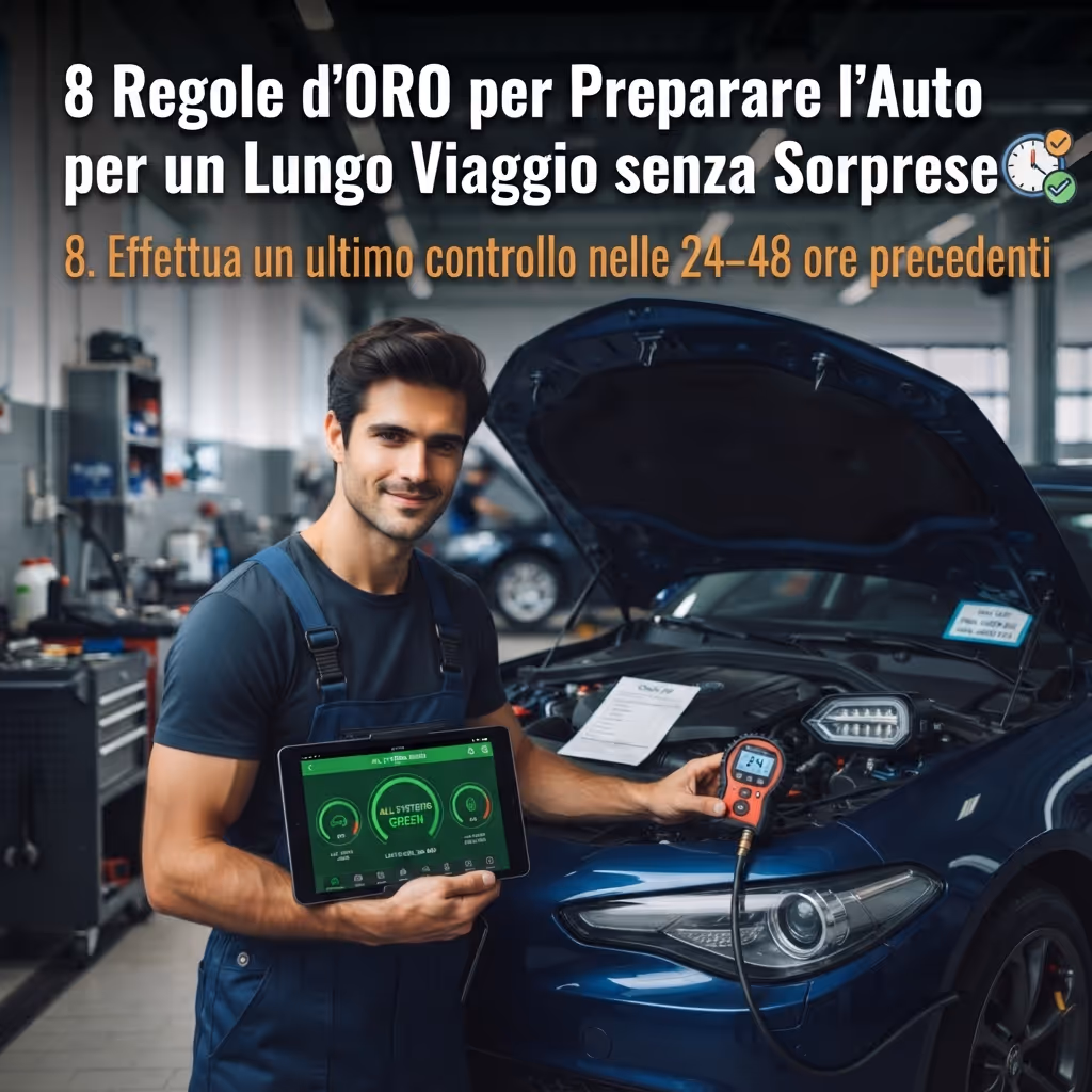 8. Effettua un ultimo controllo nelle 24–48 ore precedenti_8