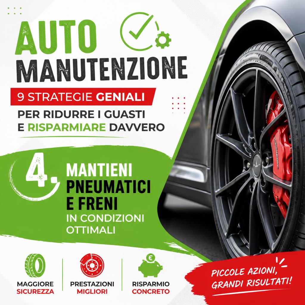 Mantieni pneumatici e freni in condizioni ottimali