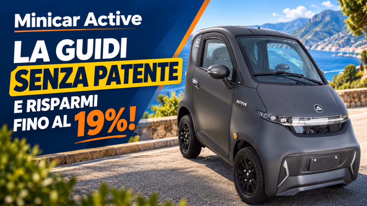 Minicar Active Nero Opaco - Presidio Medico Cabinato Effe Motori
