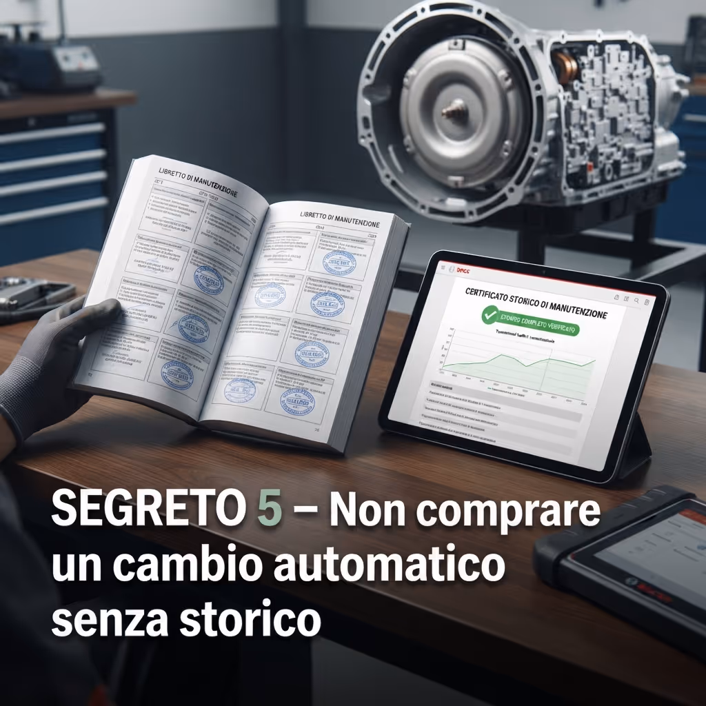 SEGRETO 5 – Non comprare un cambio automatico senza storico_6