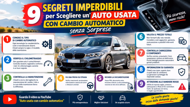 auto usata con cambio automatico